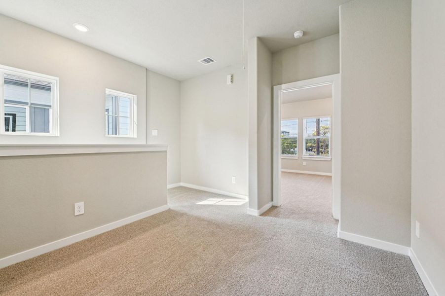 Photo is not of the actual home, but is an inspirational photo of builder’s model home and may depict options, furnishings, and/or decorator features that are not included