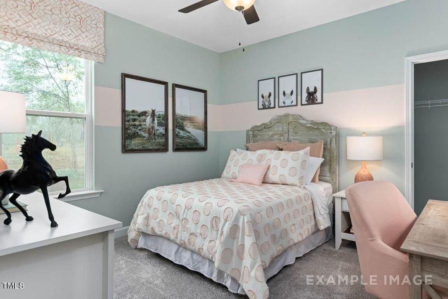 Furnished interior view inside a new home in Glenmere, Knightdale (Image 26).