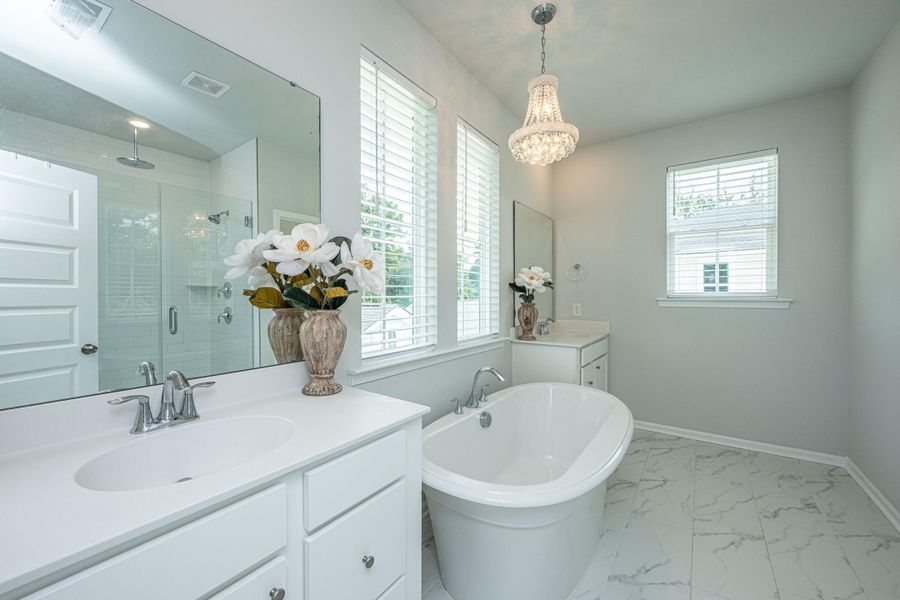 Furnished interior view inside a new home in , Summerville (Image 7).