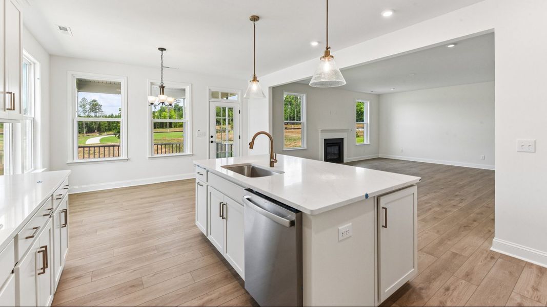 The Stonehaven Plan by DRB Homes in Michaux Gardens- Kitchen