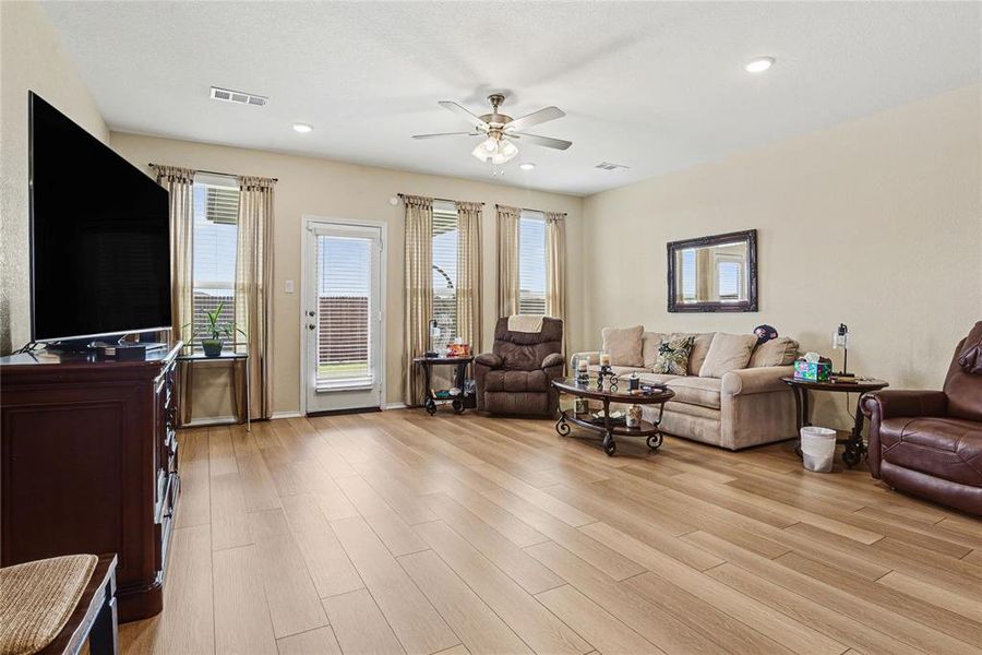 Furnished interior view inside a new home in Waterscape, Royse City (Image 12).