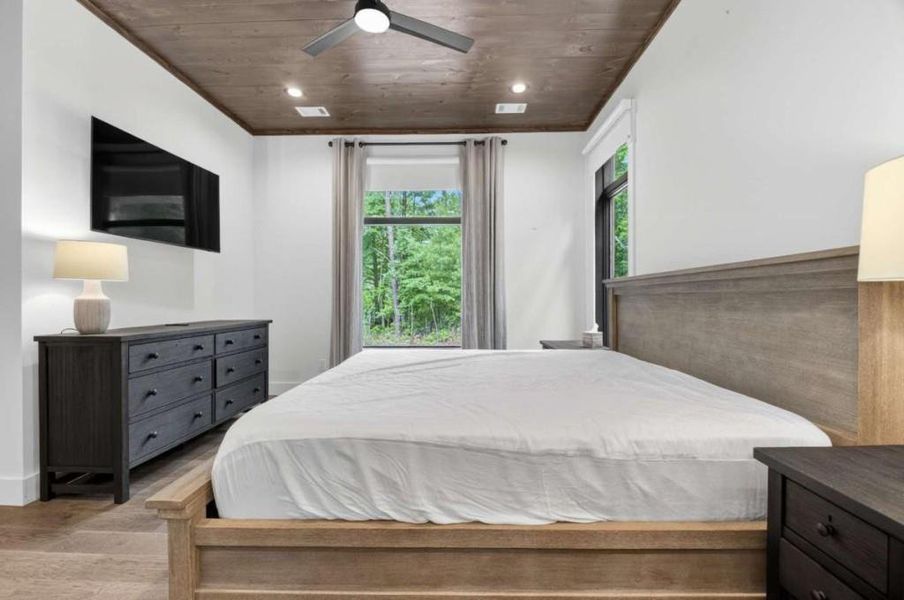 Furnished interior view inside a new home in , Blue Ridge (Image 39).