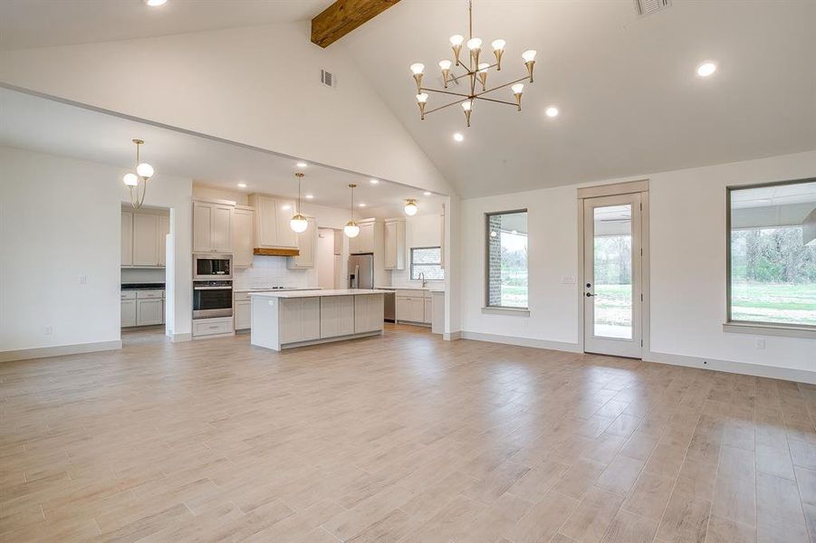 Spacious, unfurnished interior of a new home in , Poolville (Image 30).