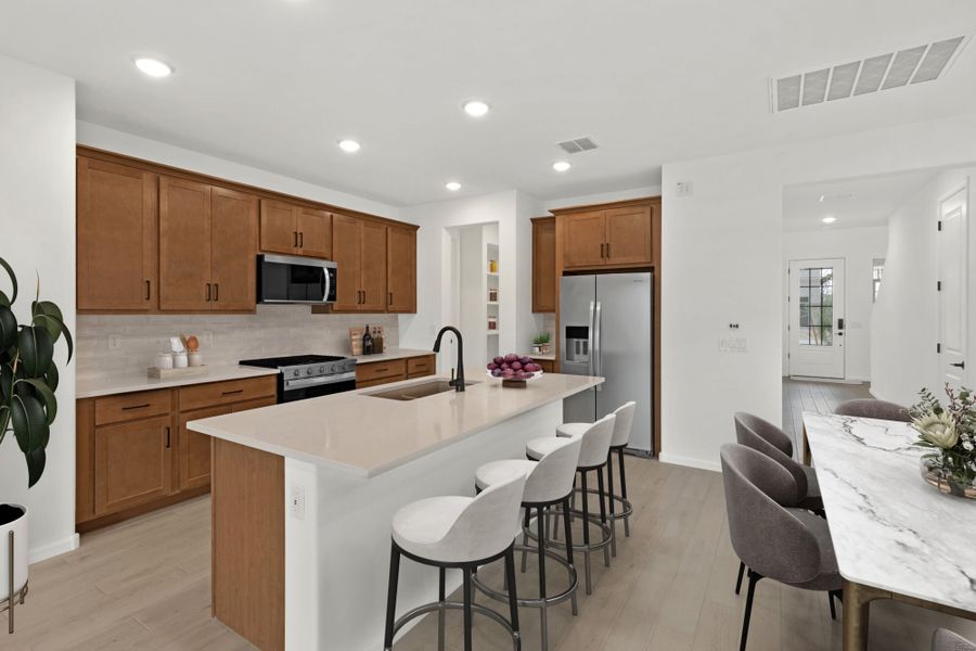 Furnished interior view inside a new home in Blackhawk, Tucson (Image 6).