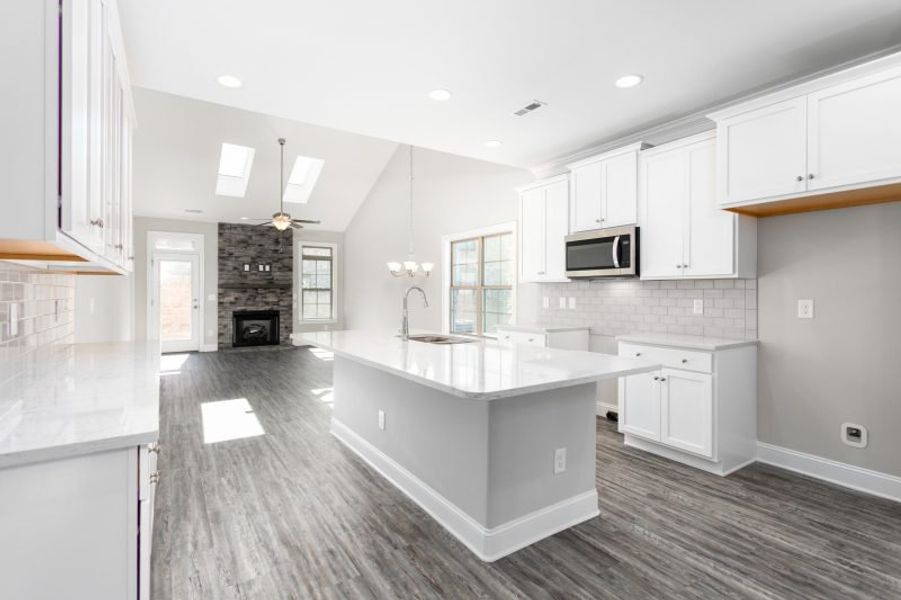 Representative furnished interior of a home built from the Greenwich by Keystone Homes NC in Northborough, Colfax (Image 6). Representative furnished interior of a home built from the Greenwich by Keystone Homes NC in Northborough, Colfax (Image 6).
