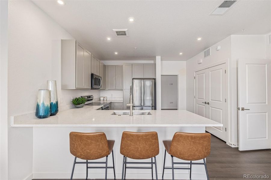 Furnished interior view inside a new home in The Scene at Sloan's Lake, Denver (Image 6).