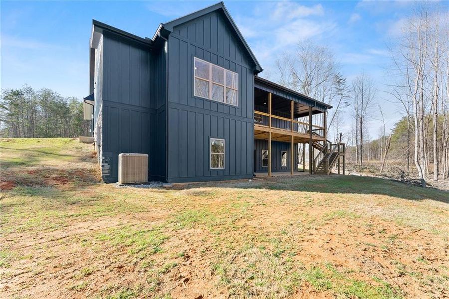 Exterior details and patio area of a home in , Sautee Nacoochee (Image 30). Exterior details and patio area of a home in , Sautee Nacoochee (Image 30).