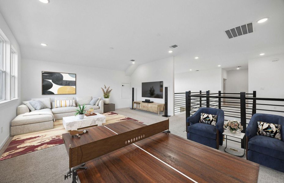 Furnished interior view inside a new home in Katy Court, Katy (Image 12).