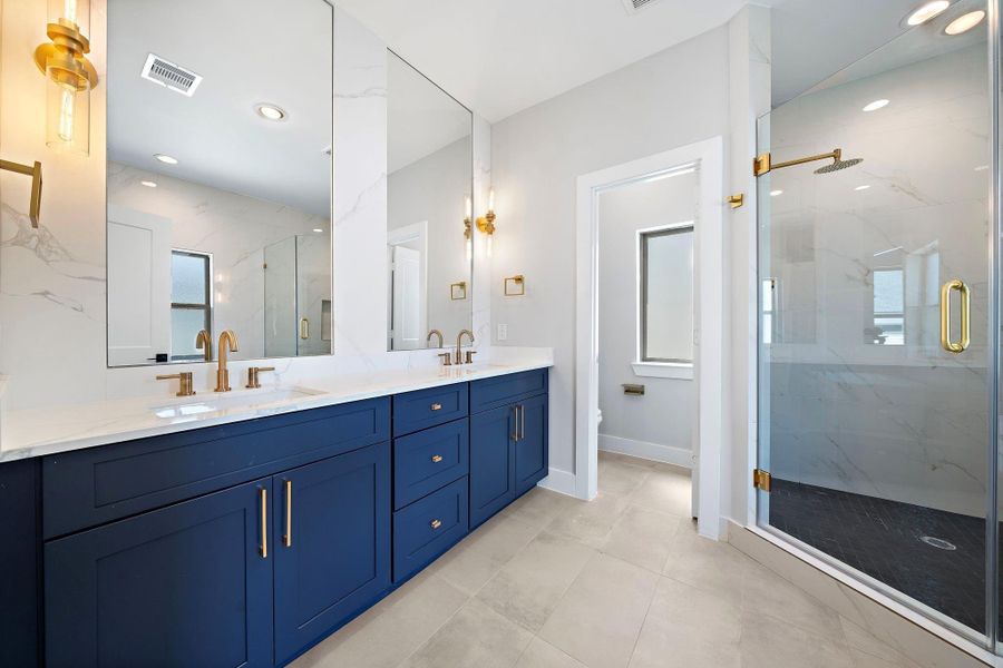 Furnished interior view inside a new home in , Houston (Image 14).