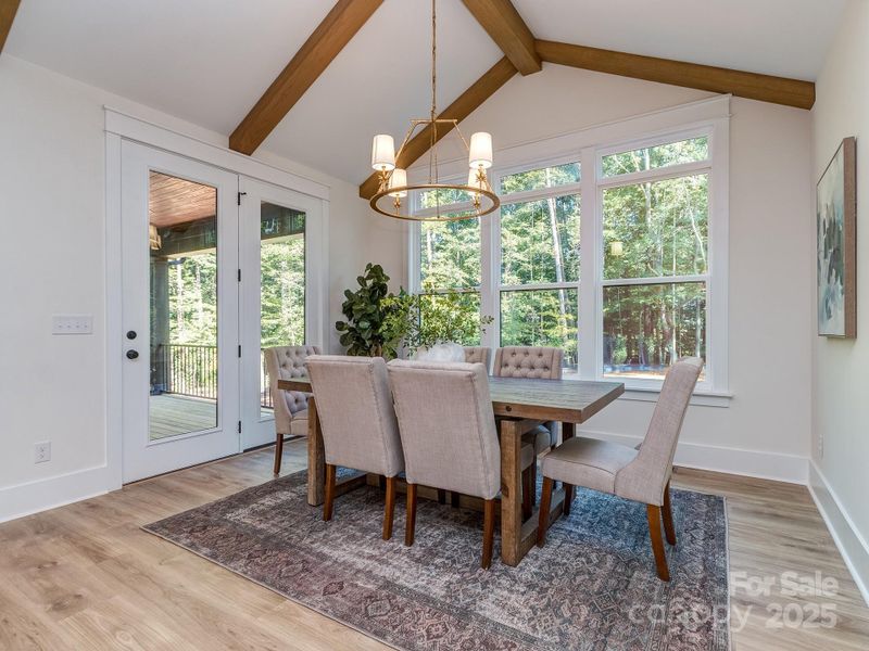 Furnished interior view inside a new home in , Matthews (Image 15).