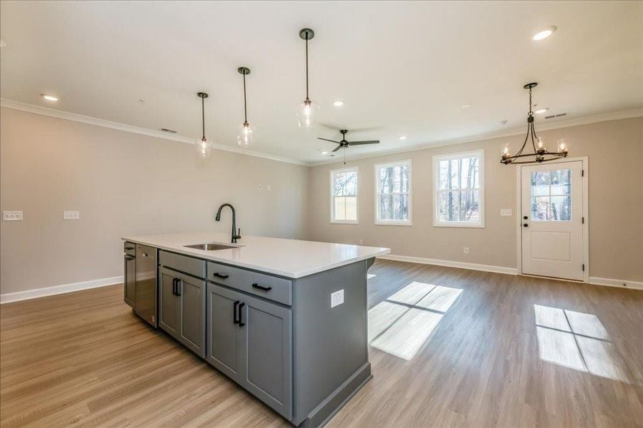 Spacious, unfurnished interior of a new home in River Walk Place, Lawrenceville (Image 17).
