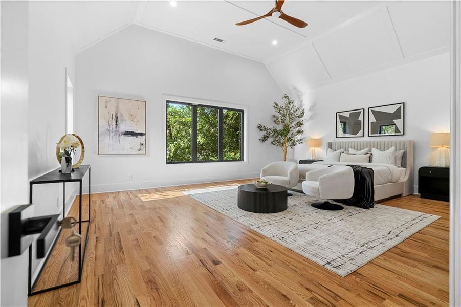 Furnished interior view inside a new home in , Atlanta (Image 17).