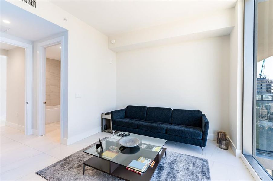 Furnished interior view inside a new home in , St. Petersburg (Image 16).