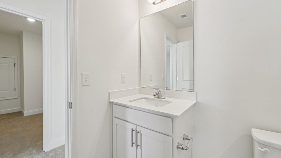Representative furnished interior of a home built from the Chelsea by DRB Homes in Oakmont Manor, Oxford (Image 39).