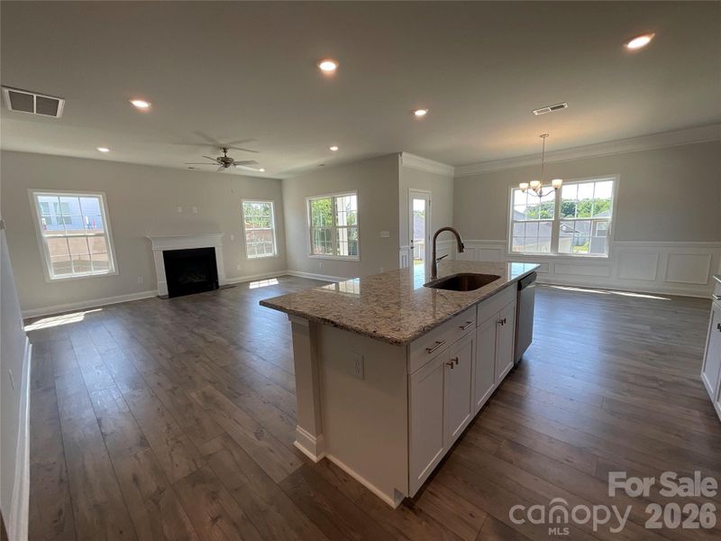 Furnished interior view inside a new home in Village at Parkside, Gastonia (Image 6).