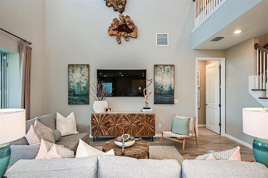 Furnished interior view inside a new home in Indigo Creek, Apollo Beach (Image 8). Furnished interior view inside a new home in Indigo Creek, Apollo Beach (Image 8).