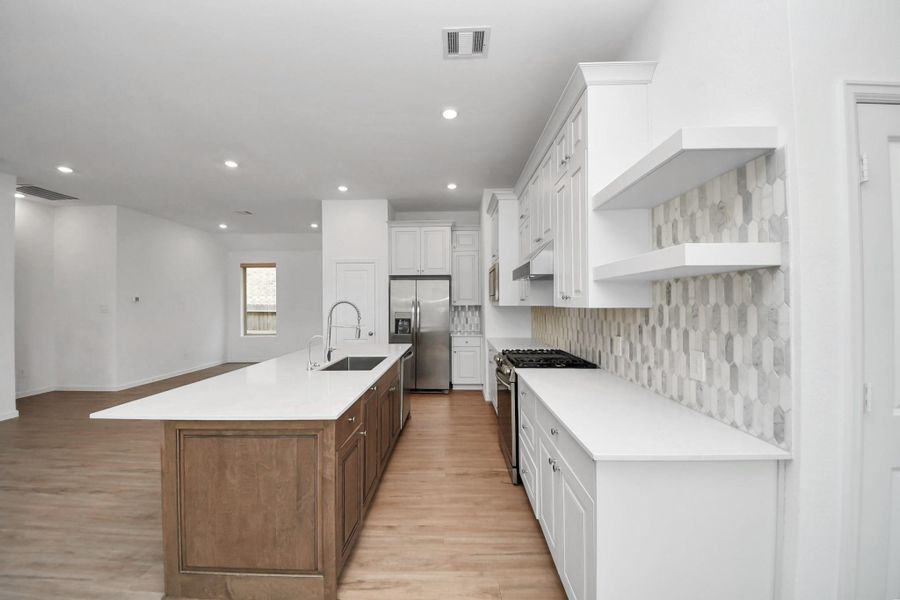 Furnished interior view inside a new home in Artavia: Avante Collection, Conroe (Image 14).