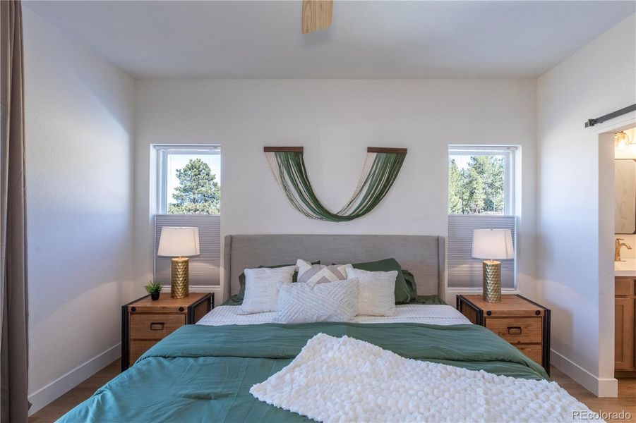 Furnished interior view inside a new home in , Florissant (Image 10).