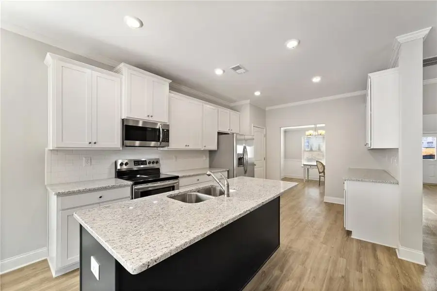 Furnished interior view inside a new home in , Newnan (Image 17).