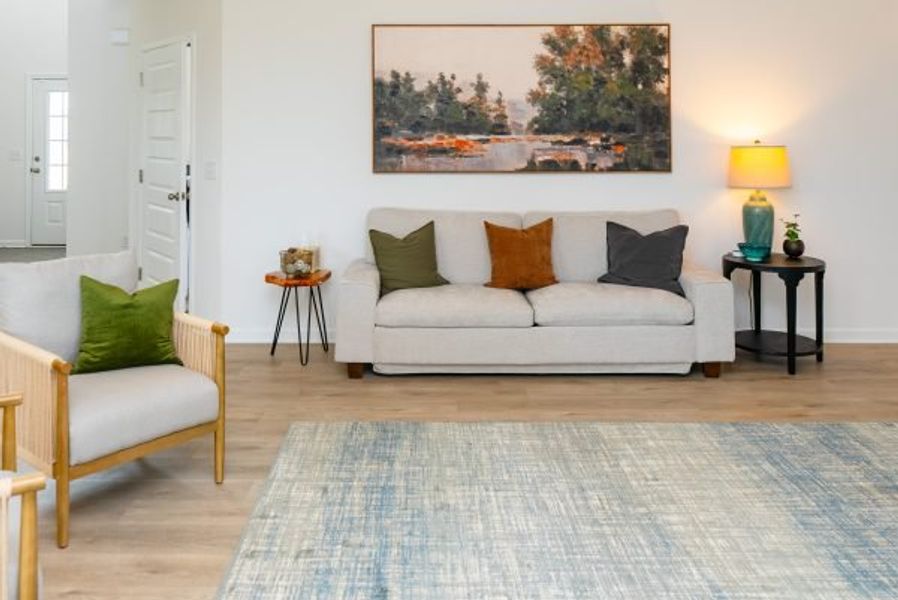Representative furnished interior of a home built from the Graham by Piedmont Residential in Hampton Ridge, Jefferson (Image 27).