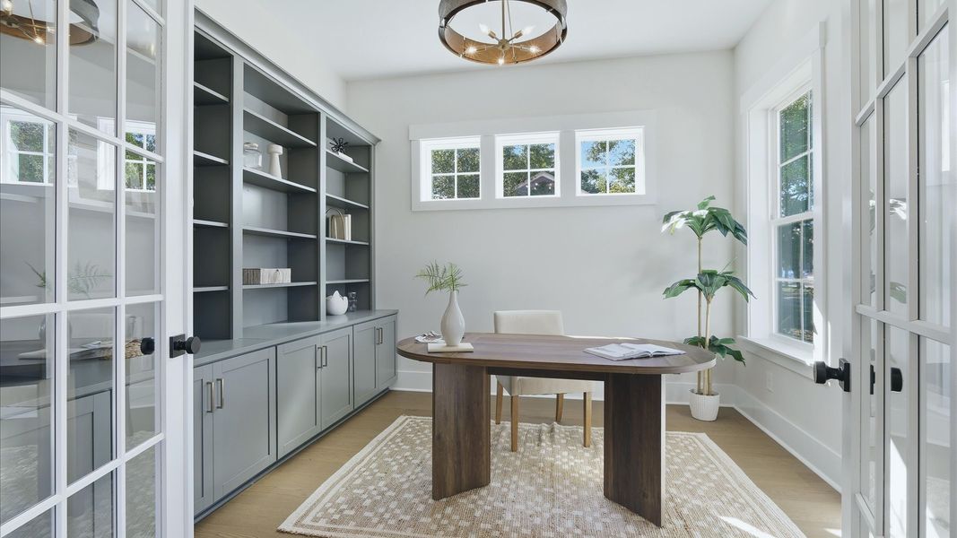 Representative furnished interior of a home built from the Lighthouse II by DRB Homes in Bayview Acres, Mount Pleasant (Image 16).