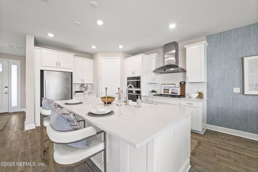 Furnished interior view inside a new home in The Cove at Beachwalk, St. Johns (Image 26). Furnished interior view inside a new home in The Cove at Beachwalk, St. Johns (Image 26).