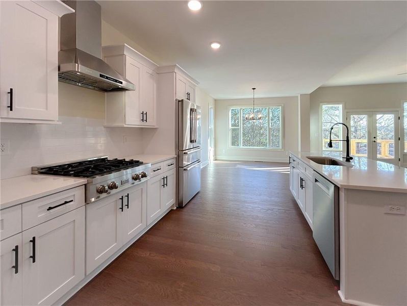 Furnished interior view inside a new home in , Cartersville (Image 7).