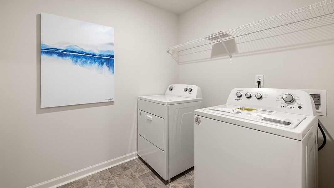 Representative furnished interior of a home built from the ROBIE by D.R. Horton in Pointe Park, Union City (Image 32).
