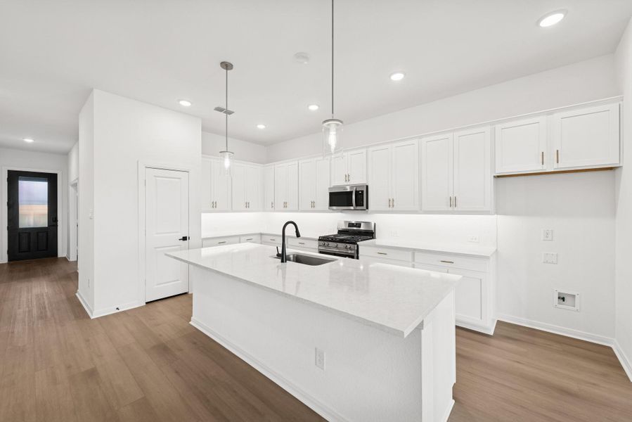 Furnished interior view inside a new home in Oakwood Estates, Waller (Image 10). Furnished interior view inside a new home in Oakwood Estates, Waller (Image 10).