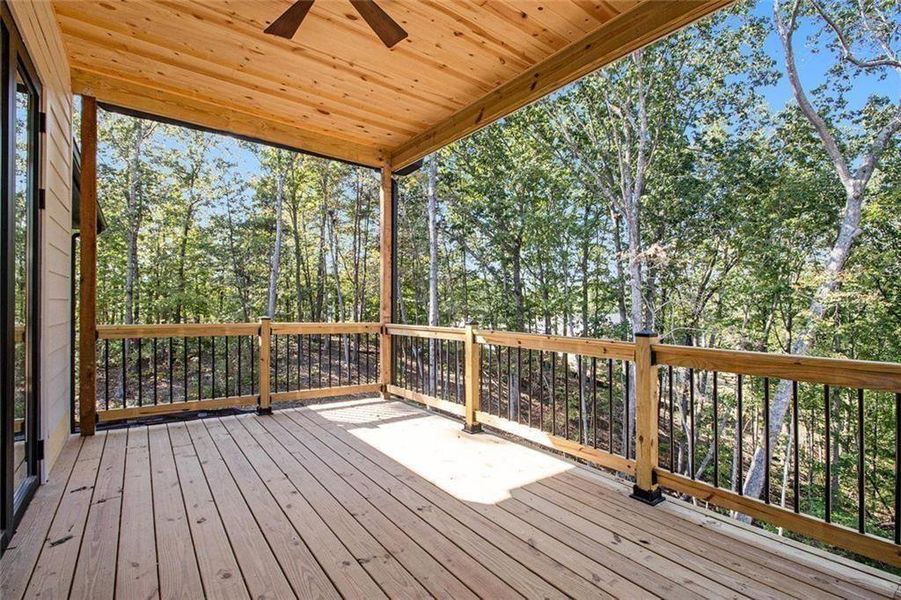 Exterior details and patio area of a home in , Dawsonville (Image 26).