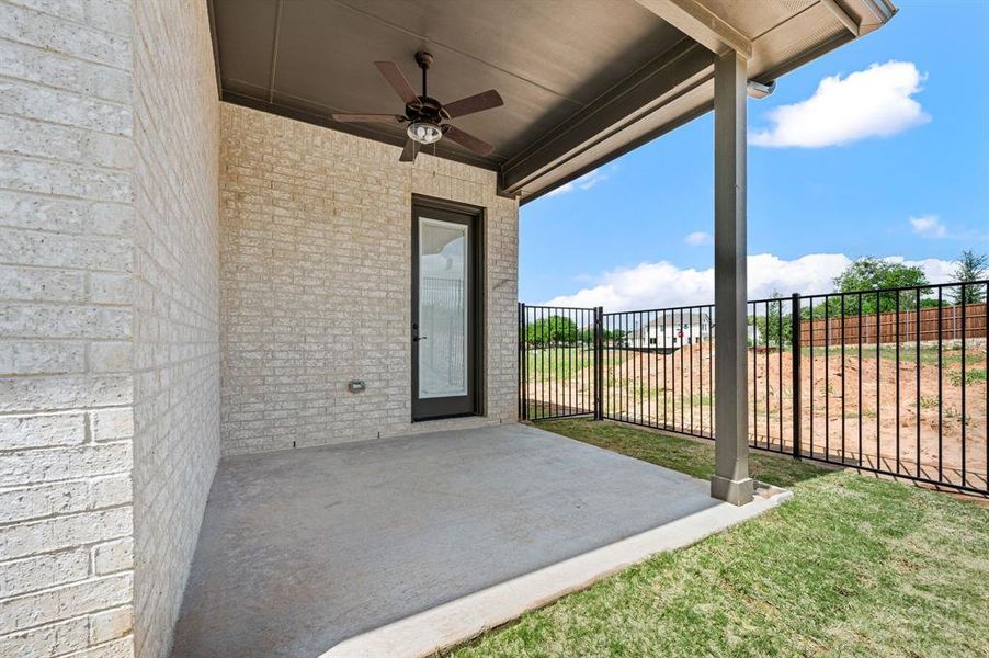 Exterior details and patio area of a home in The Resort on Eagle Mt. Lake, Fort Worth (Image 4). Exterior details and patio area of a home in The Resort on Eagle Mt. Lake, Fort Worth (Image 4).