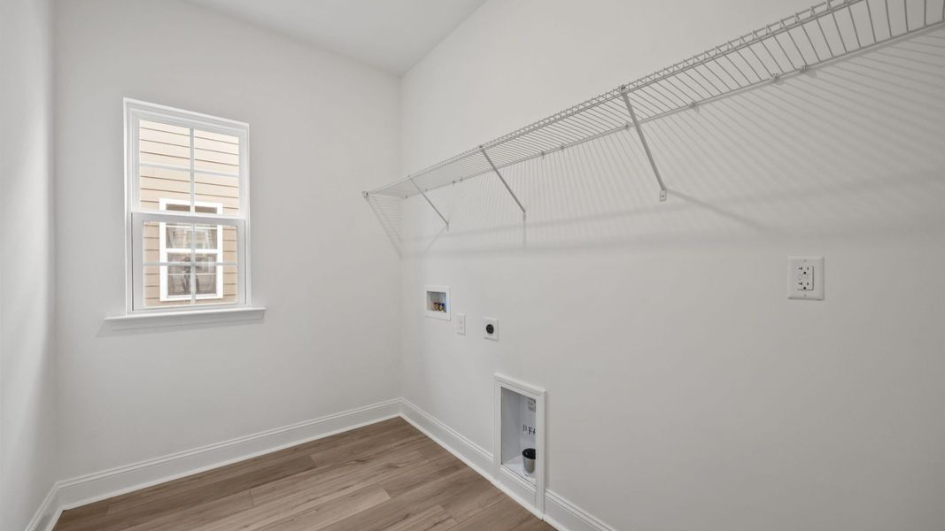 The Brentwood Plan by DRB Homes in River District, Charlotte NC.- Laundry The Brentwood Plan by DRB Homes in River District, Charlotte NC.- Laundry