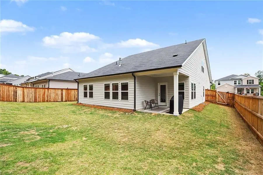 Exterior details and patio area of a home in , Canton (Image 4).