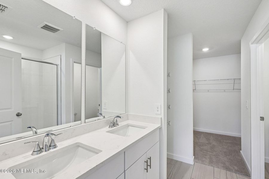 Furnished interior view inside a new home in Kings Preserve, Jacksonville (Image 5). Furnished interior view inside a new home in Kings Preserve, Jacksonville (Image 5).