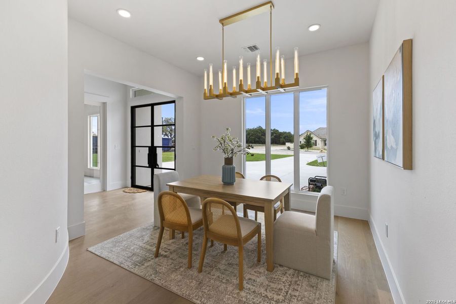Furnished interior view inside a new home in , Bulverde (Image 14).