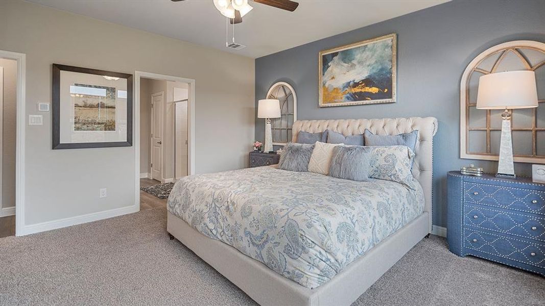 Furnished interior view inside a new home in Morningstar, Aledo (Image 15). Furnished interior view inside a new home in Morningstar, Aledo (Image 15).