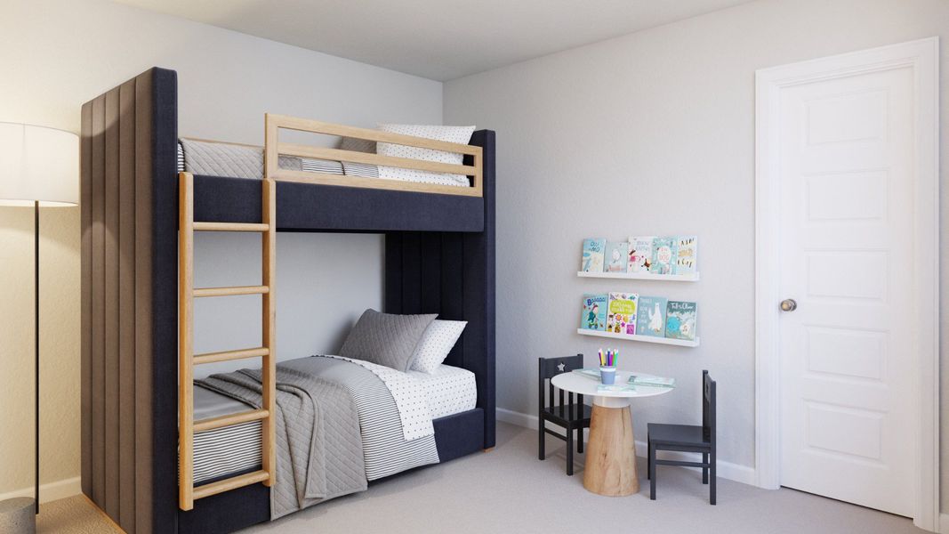 Representative furnished interior of a home built from the The Darwin by Legend Homes in Ridgeland Hills, Willis (Image 28).