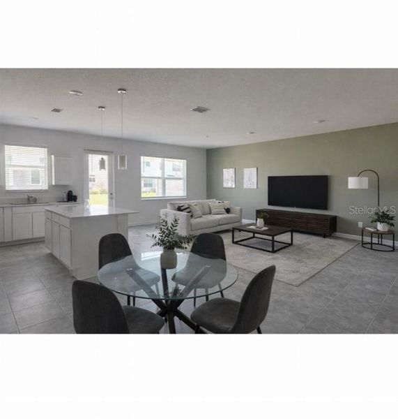 Furnished interior view inside a new home in , Davenport (Image 7).