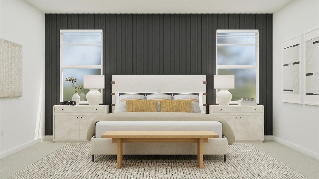 Furnished interior view inside a new home in Binford Creek, Waller (Image 31).