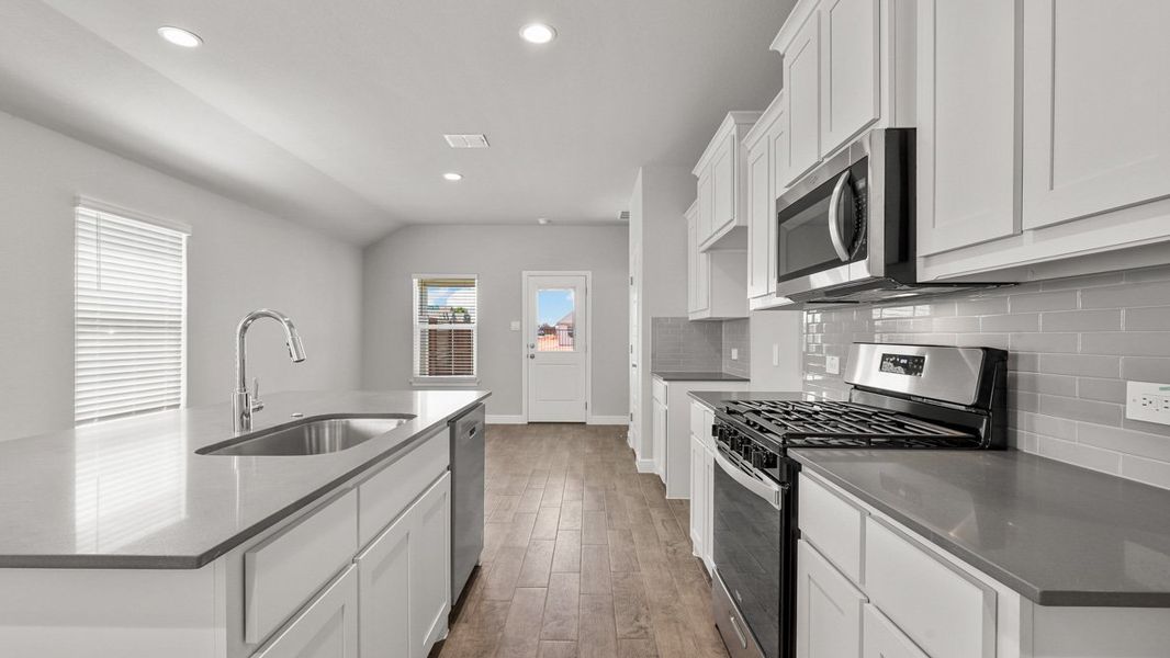 Furnished interior view inside a new home in The Hills at Reunion, Newark (Image 7).