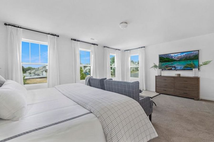 Representative furnished interior of a home built from the Whitney by True Homes in Harpers Landing, Walkertown (Image 15).