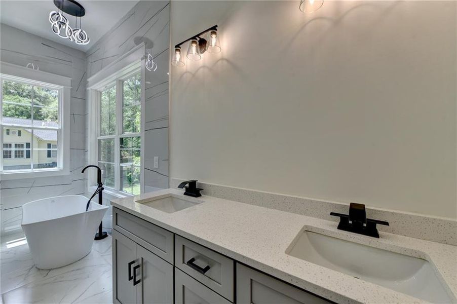 Furnished interior view inside a new home in , Snellville (Image 9).