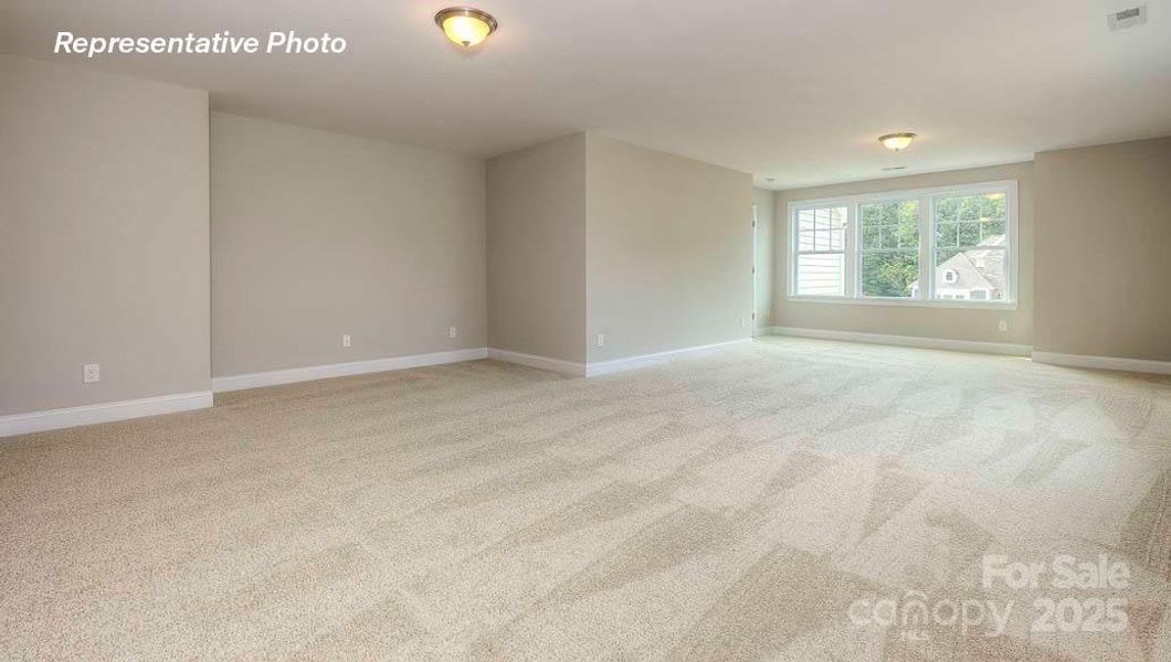 Spacious, unfurnished interior of a new home in Sanctuary at Southgate, Indian Trail (Image 39).