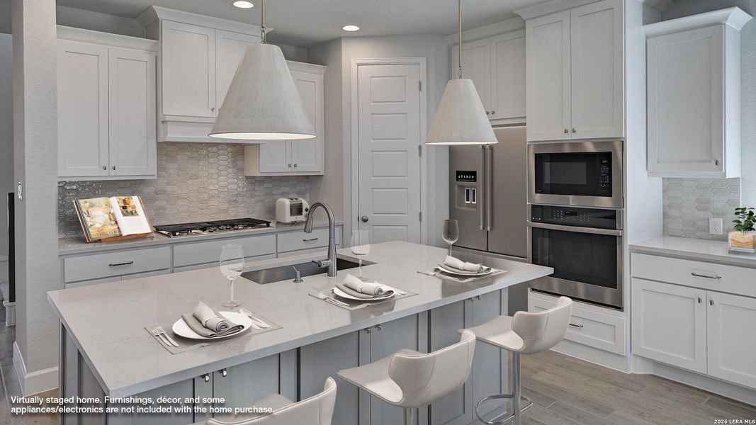 Furnished interior view inside a new home in Corley Farms, Boerne (Image 10).