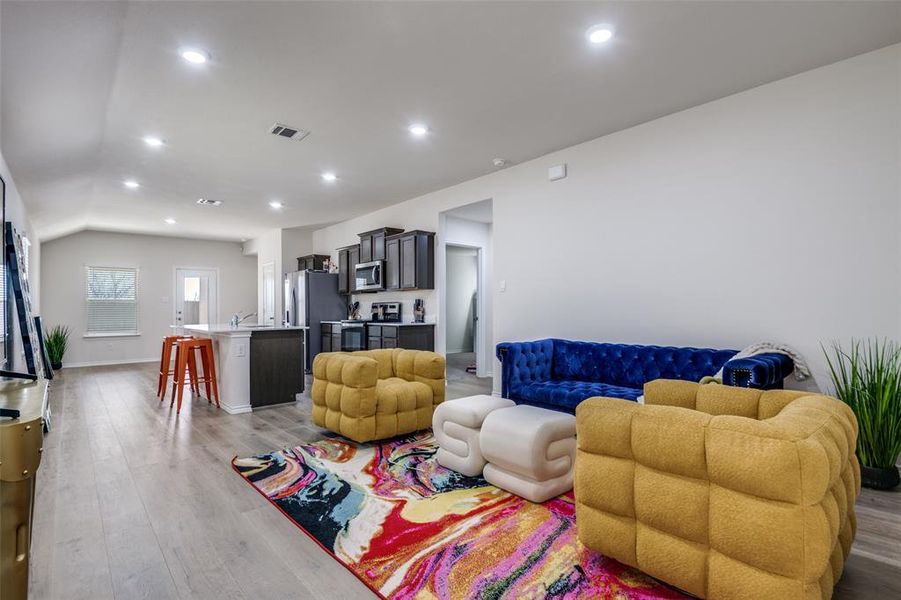 Furnished interior view inside a new home in Wildcat Ranch, Crandall (Image 7).