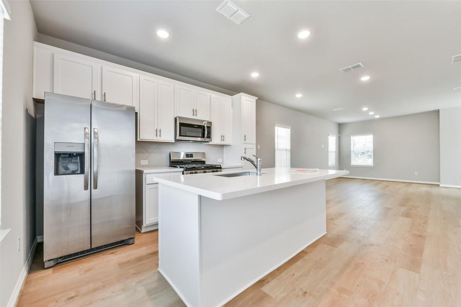 Furnished interior view inside a new home in , Houston (Image 4).