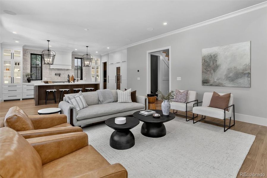 Furnished interior view inside a new home in , Denver (Image 14).