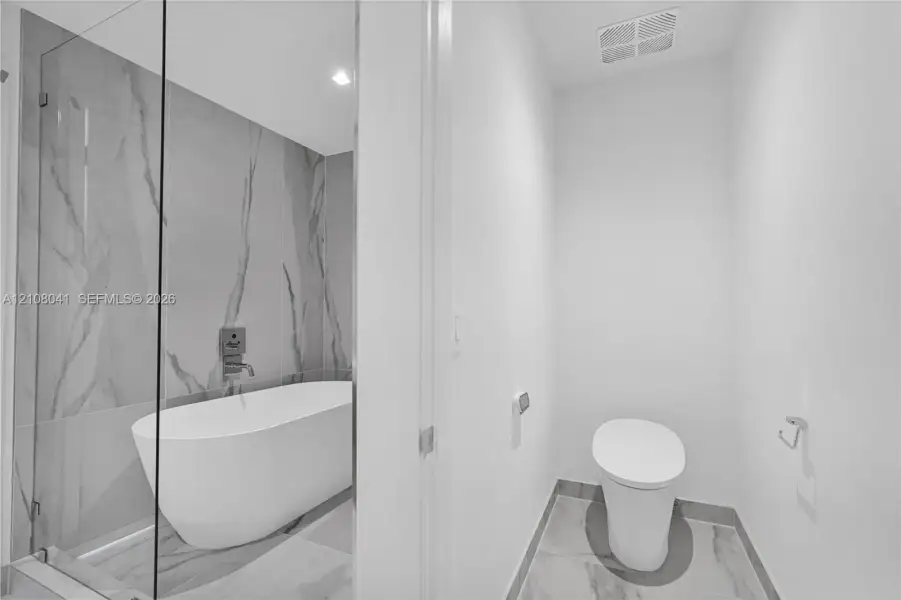 Furnished interior view inside a new home in , Miami (Image 10).