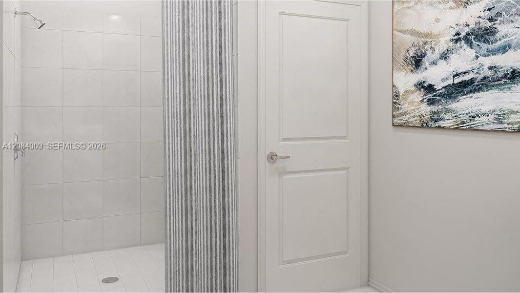 Furnished interior view inside a new home in Solstice, Miami (Image 4).