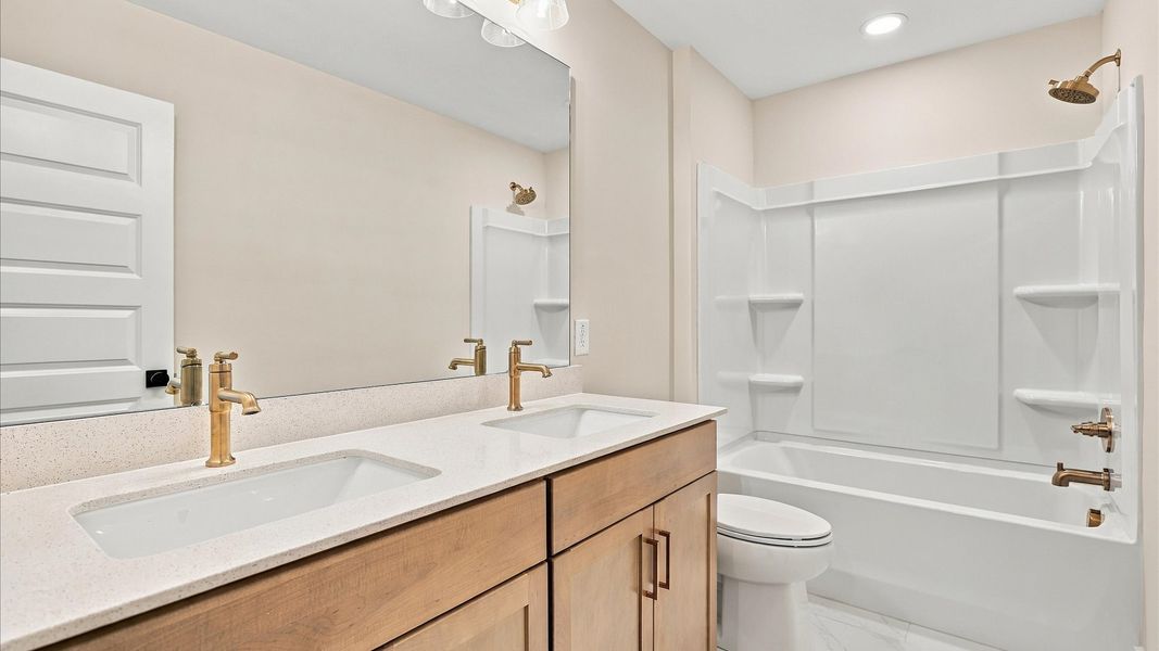 Representative furnished interior of a home built from the Pritchard by DRB Homes in Oak Bend, Charleston (Image 12).